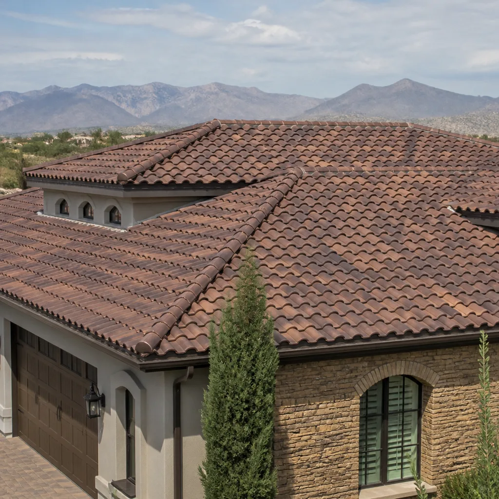 Tile roofing